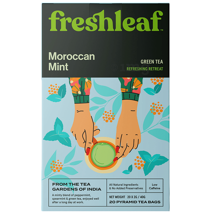 Freshleaf Moroccan Mint Green Tea Bag (2gm Each)