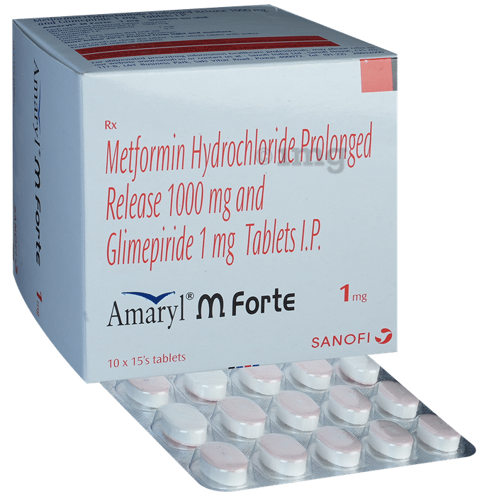 Amaryl M Forte 1mg Tablet PR