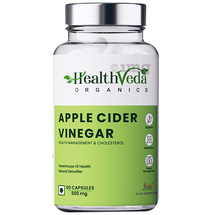 Health Veda Organics  Apple Cider Vinegar Capsule