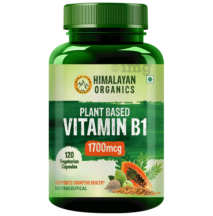 Himalayan Organics Plant-Based Vitamin B1 Capsule