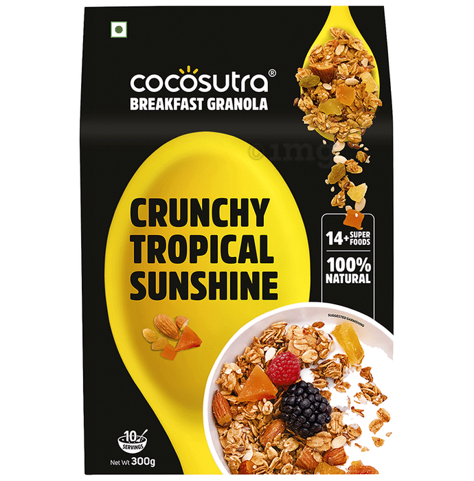 Cocosutra Breakfast Granola Crunchy Tropical Sunshine