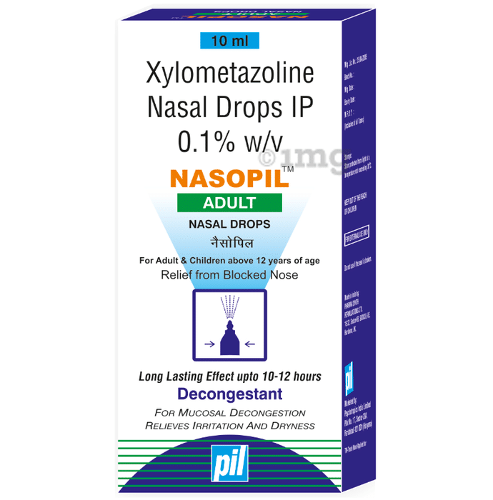 PIL Nasopil Adult Nasal Drops - Relief From Blocked Nose