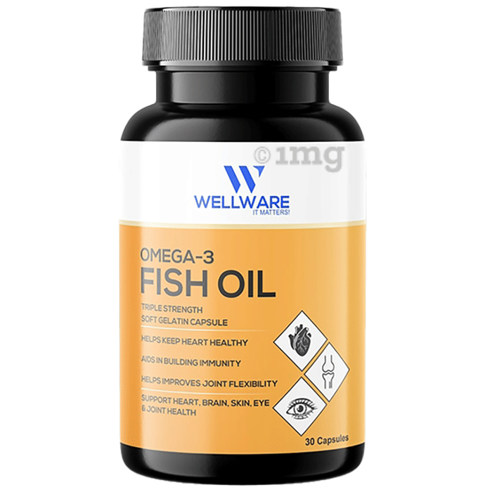 Wellware It Matters Capsule Omega 3 Fish Oil Buy bottle of 30.0 capsules at best price in India