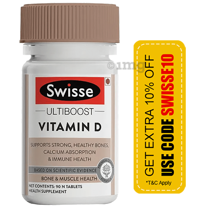 Swisse Ultiboost Vitamin D Tablet for Healthy Bones & Muscles