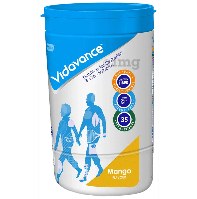 Vidavance Powder for Diabetes | Supports Blood Glucose Management | Sucrose Free | Flavour Mango
