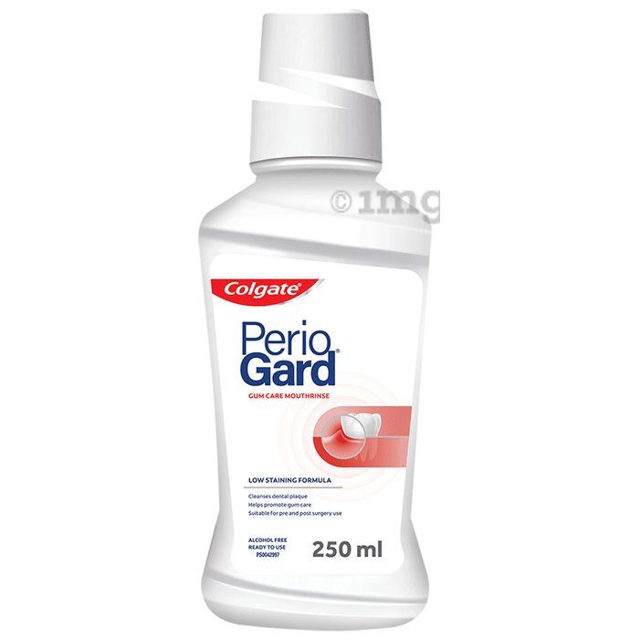 Colgate PerioGard Mouthwash, Low Staining Formula, Alcohol-Free