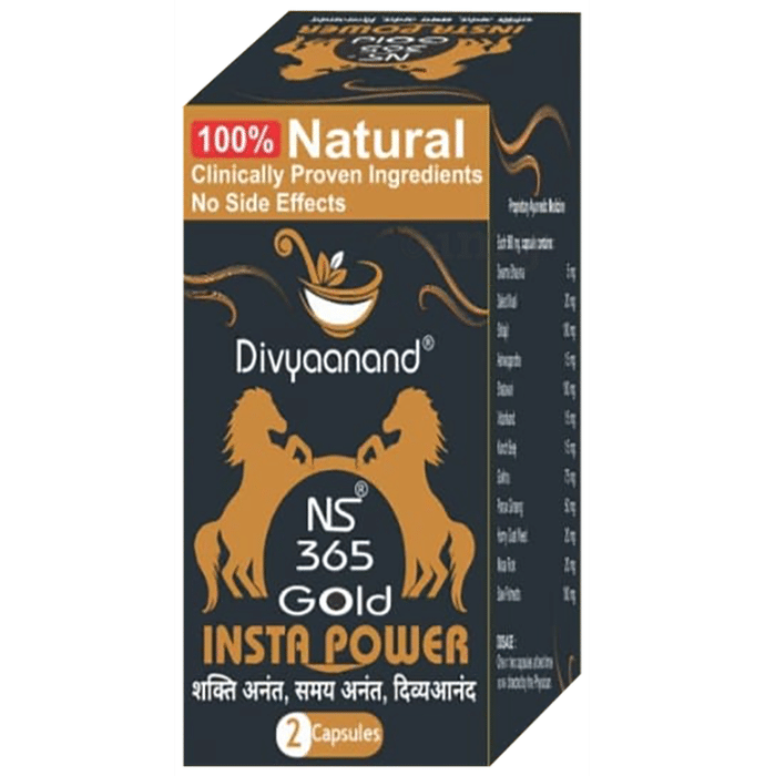 Divyaanand NS 365 Gold Insta Power Capsule (2 Each)