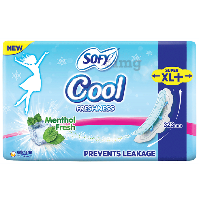 Sofy Cool Freshness Menthol Fresh Sanitary Pad | Size Super XL+