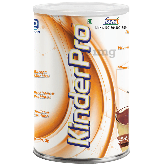 Evexia KinderPro with Bacopa Monnieri & Omega 3 | For Children's Gut Health, Growth & Immunity | Flavour Chocolate Powder