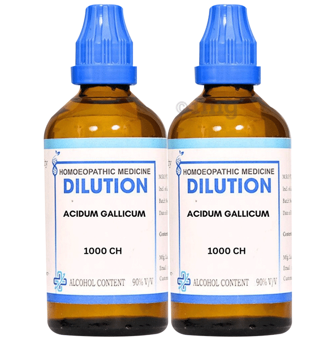 LDD Bioscience Acidum Gallicum Dilution(100ml Each) 1000 CH