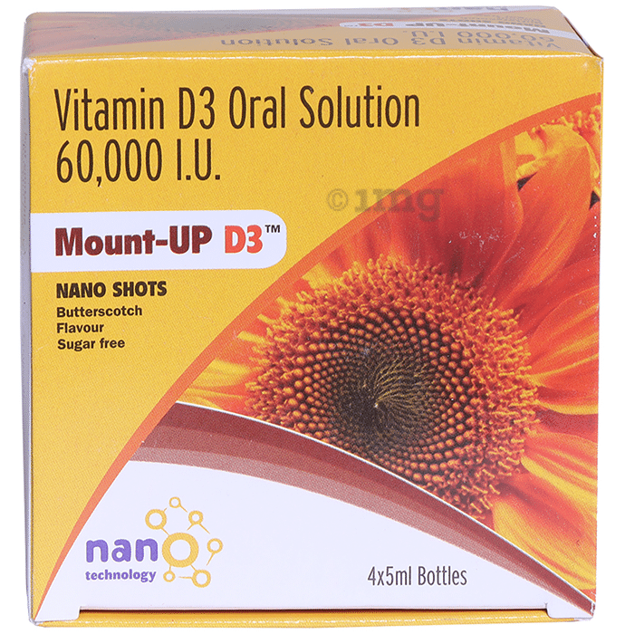 Mount-UP D3 Nano Shot (5 ml each) Butterscotch Sugar Free