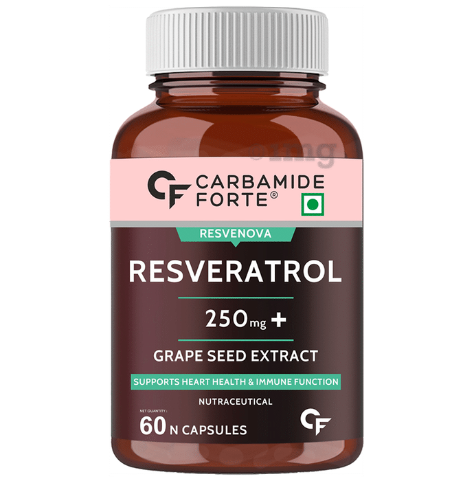 Carbamide Forte Resveratrol with Grape Seed Extract Capsule