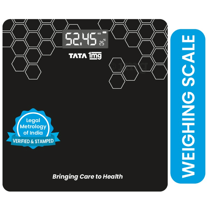 Tata 1mg Digital Weighing Scale, Premium Weighing Machine for Precise