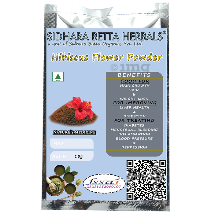 Sidhara Betta Herbals Hibiscus Flower Powder Buy packet of 15.0 gm