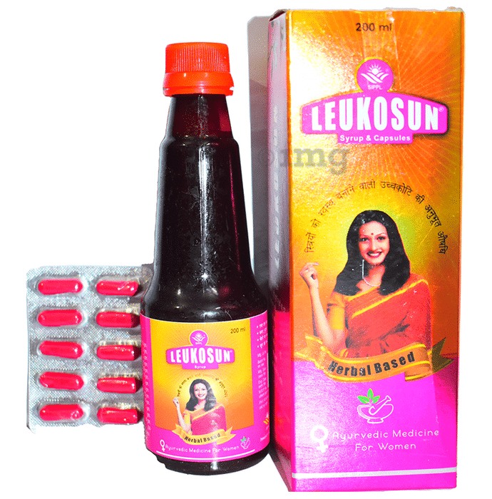 Sippl Combo Pack of Leukosun Syrup 200ml & Leukosun Capsule 10