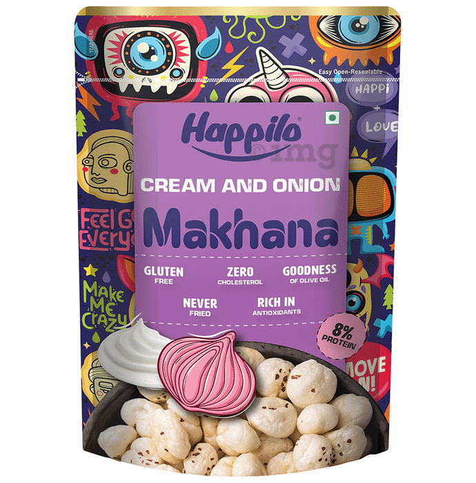 Happilo Cream & Onion Premium Makhana
