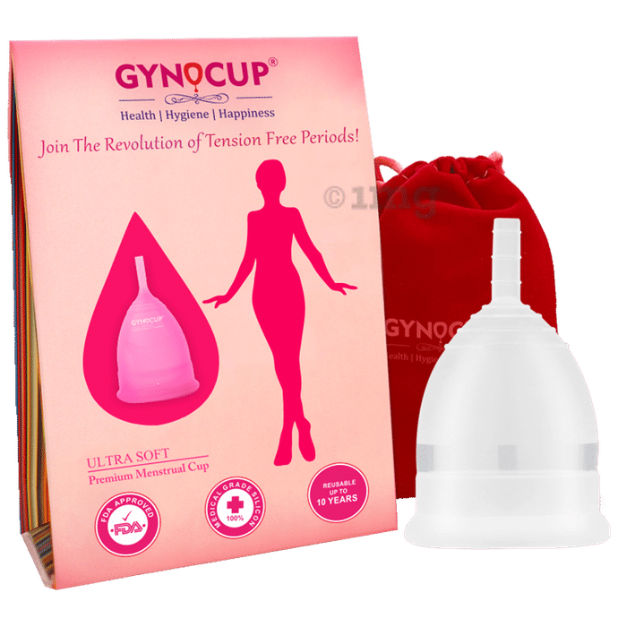 Gynocup White Reusable Menstrual Cup Small