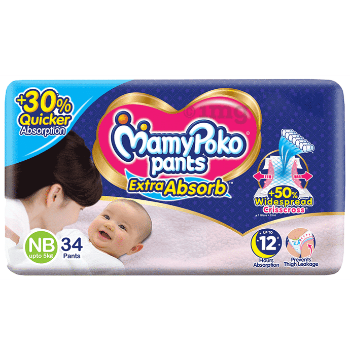 MamyPoko Pants Extra Absorb for New Born upto 5kg Bab