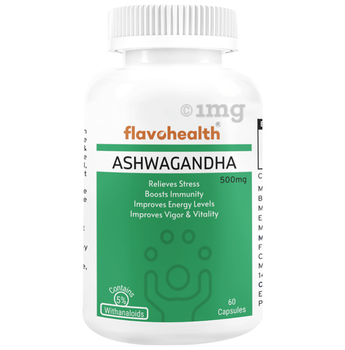 Flavohealth Ashwagandha 500mg Capsule