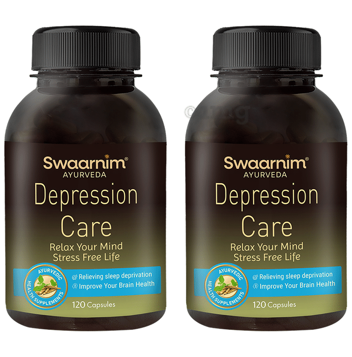 Swaarnim Ayurevda Depression Care Capsule (120 Capsule)