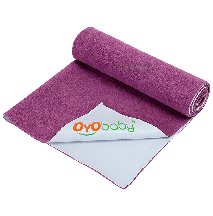 Oyo Baby Waterproof Rubber Sheet Large Rani Pink Buy packet of 1.0