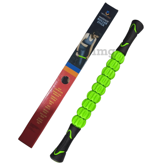 Healthtrek Massage Roller Stick 45cm Green