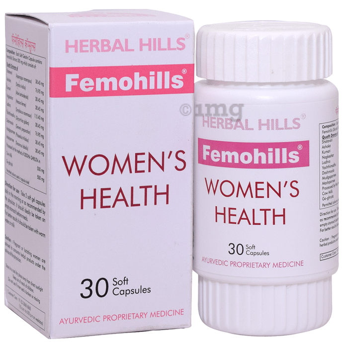 Herbal Hills Femohills Women's Health Softgel Capsules