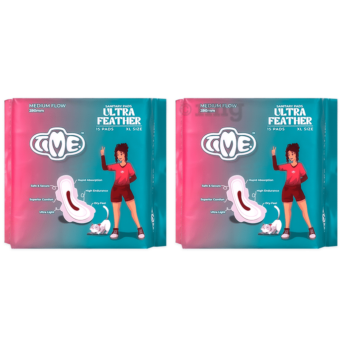 Time Ultra Feather Sanitary Pads XL