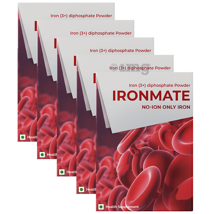 Ironmate Iron (3+) Diphosphate No-Ion Only Iron Powder (6gm Each)