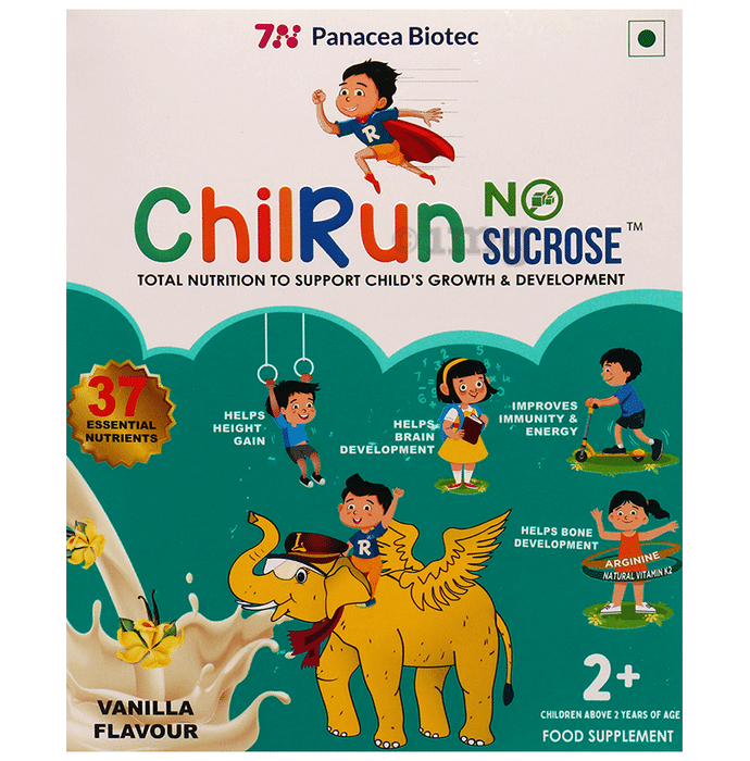 Chilrun No Sucrose 2+ Health and Nutrition Drink For Children’s Growth and Development Vanilla