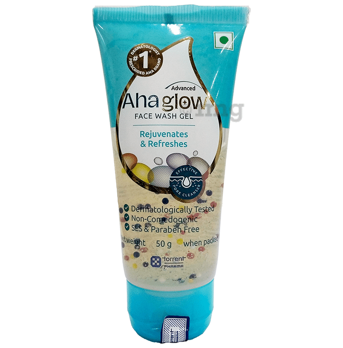 Ahaglow Advanced Skin Rejuvenating Face Wash | Effective Pore Cleanser | SLS & Paraben-Free Face Care Product