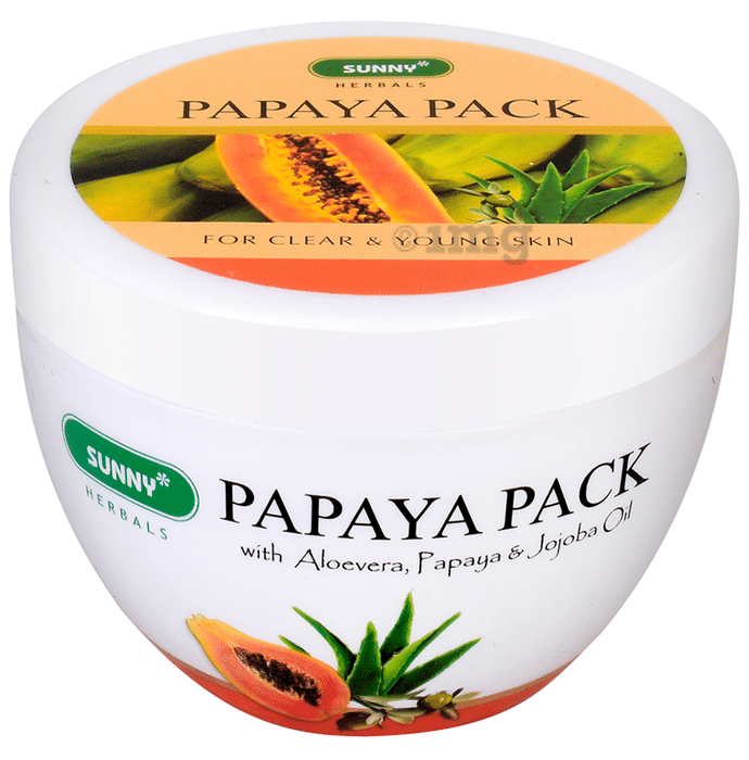 Sunny Herbals Papaya Pack with Aloevera and Papaya Jojoba Oil