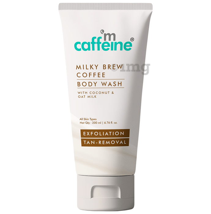 mCaffeine Milky Brew Coffee Exfoliation Tan-Removal Body Wash