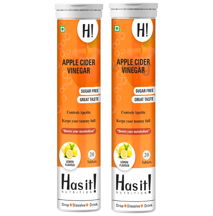 Has It Apple Cider Vinegar Tablet (20 Each) Lemon Sugar Free