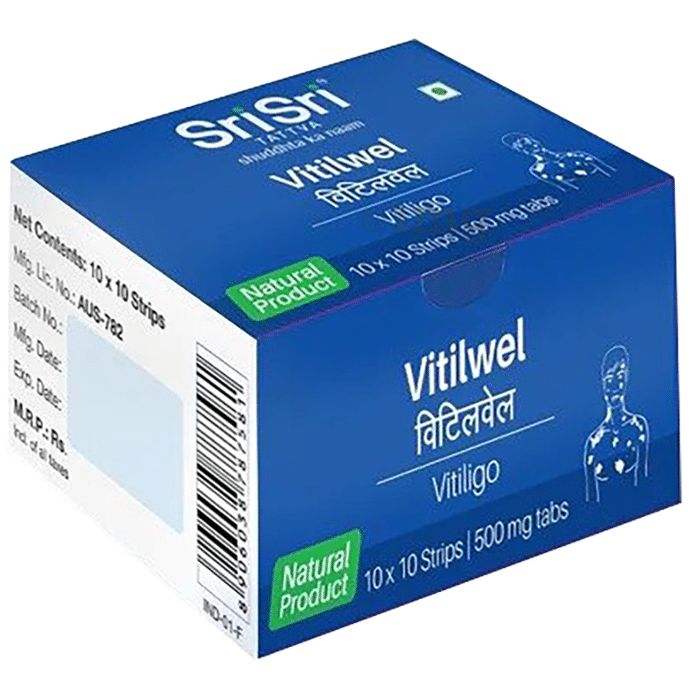Sri Sri Tattva Vitilwel Vitiligo 500mg Tabs