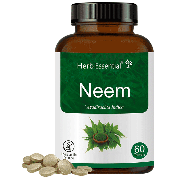 Herb Essential Neem (Azadirachta Indica) 500mg Tablet