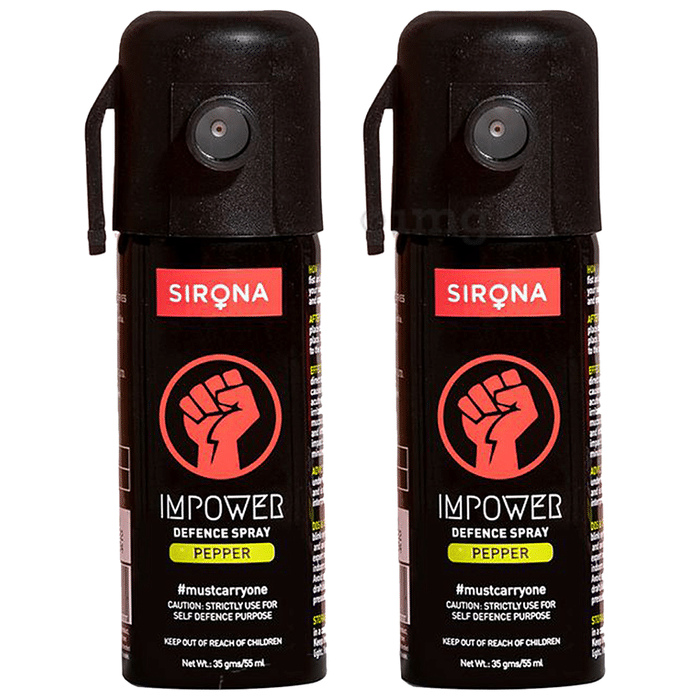 Sirona Impower Defence Pepper Spray (55ml Each)