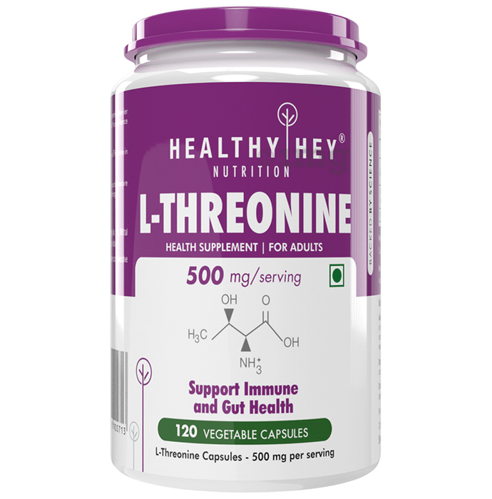 HealthyHey Nutrition L-Threonine Vegetable Capsule