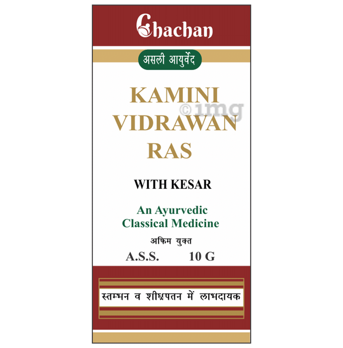 Chachan Kamini Vidrawan Ras Tablet with Kesar