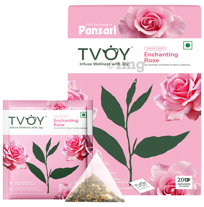TVOY Enchanting Rose Tea Bags (1.8gm Each)