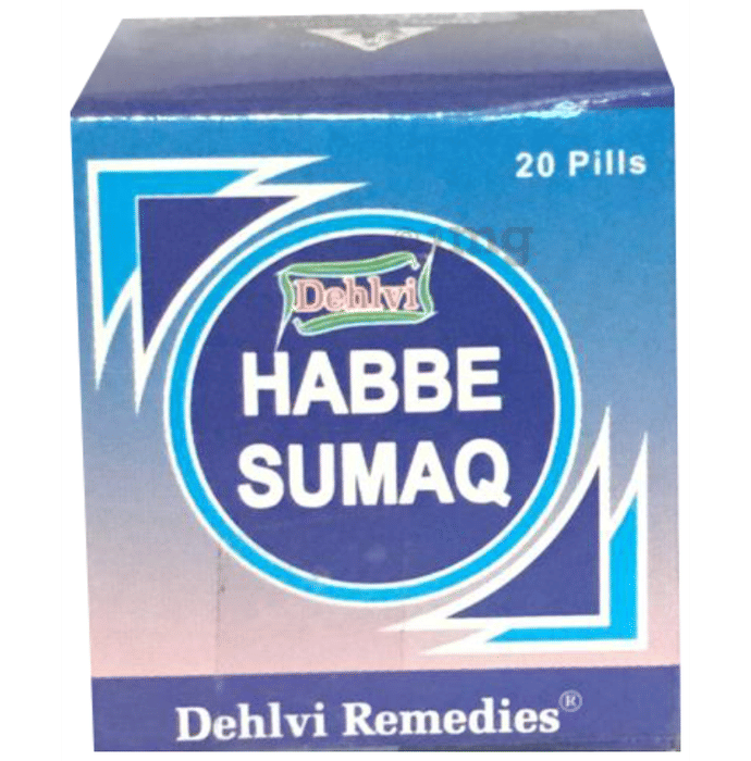 Dehlvi Habbe Sumaq Pills (20 Each) Buy combo pack of 2.0 bottles at