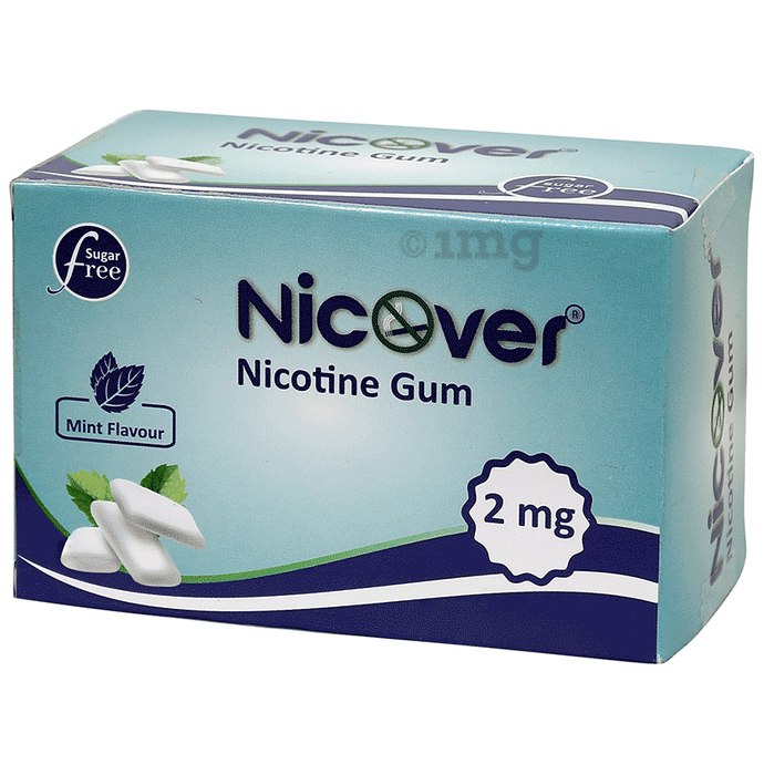 Nicover Nicotine Gum Sugar Free (100 Each) Mint