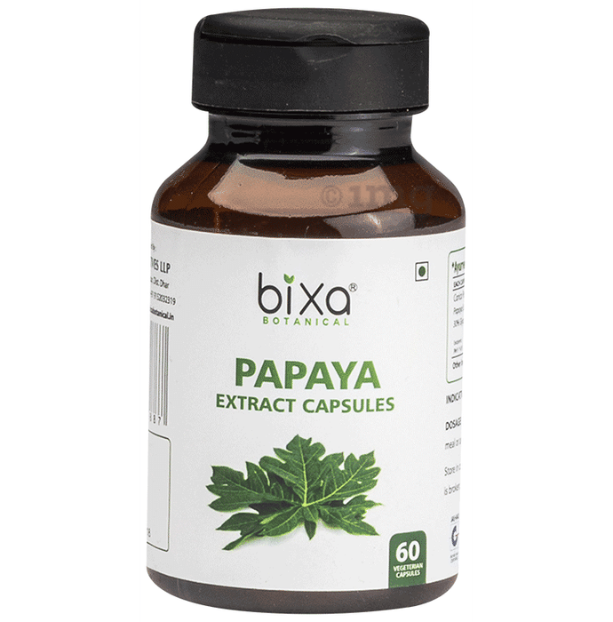 Bixa Botanical Papaya Extract (Carica Papaya) 30% Glycosides 450mg Veg Capsule