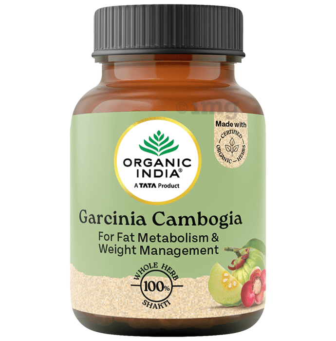Organic India Garcinia Cambogia Veg Capsule | For Weight Management & Fat Metabolism