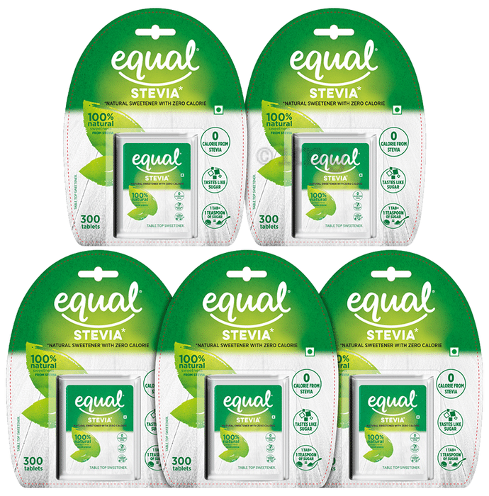 Equal Stevia Natural Sweetener with Zero Calorie Tablet (300 Each)