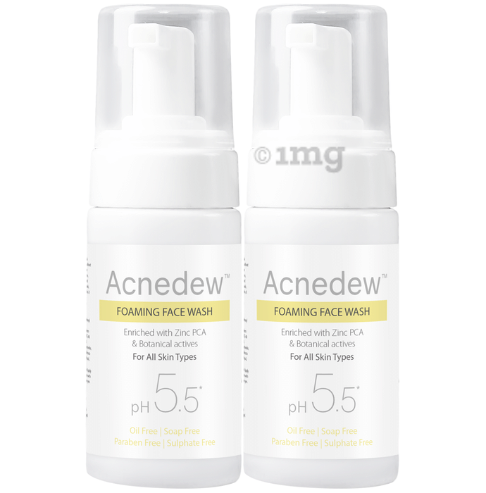 Acnedew PH 5.5 Foaming Face Wash (100ml Each)