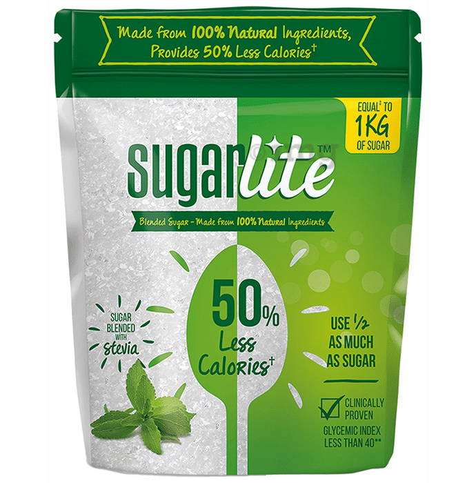 Sugarlite 50% Less Calories+ | Blended Sugar with Stevia
