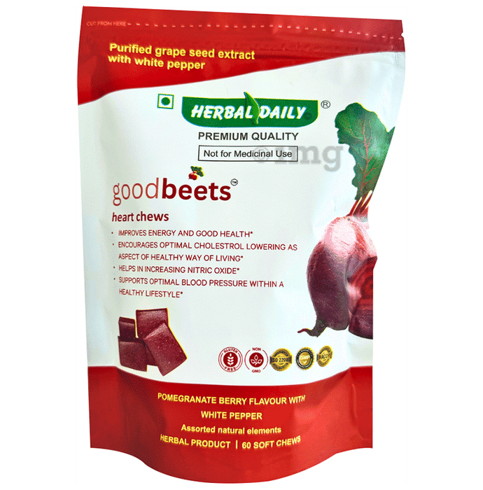 Goodbeets Heart Chews Boost Nitric Oxide & Support Blood Pressure