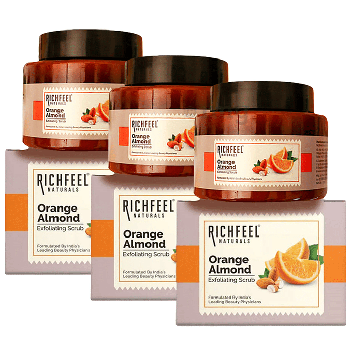 Richfeel Naturals Orange Almond Exfoliating Scrub