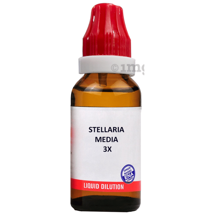 Bjain Stellaria Media Dilution 3X Buy bottle of 12.0 ml Dilution at